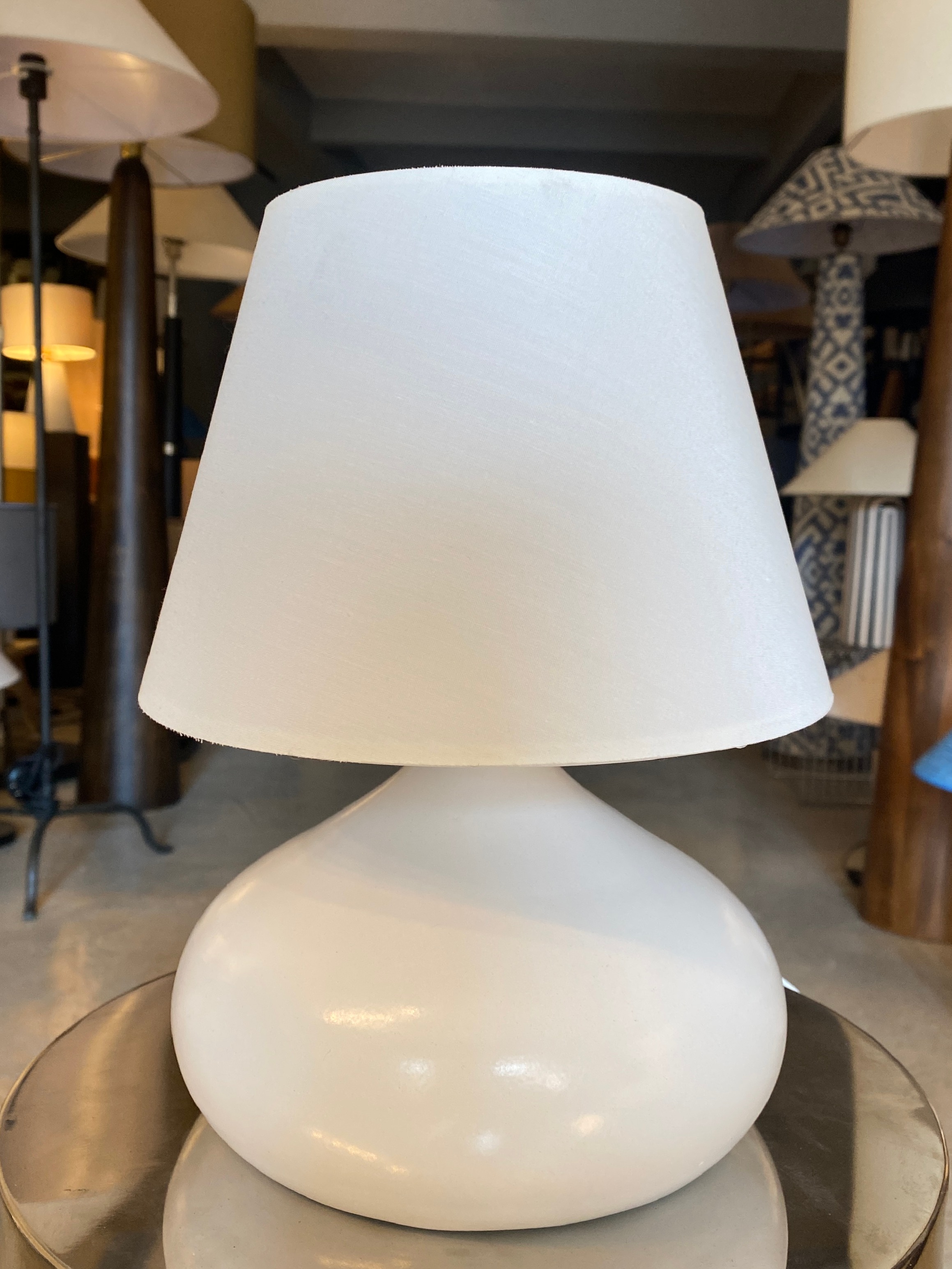 D-Light Motif Abajur Beyaz