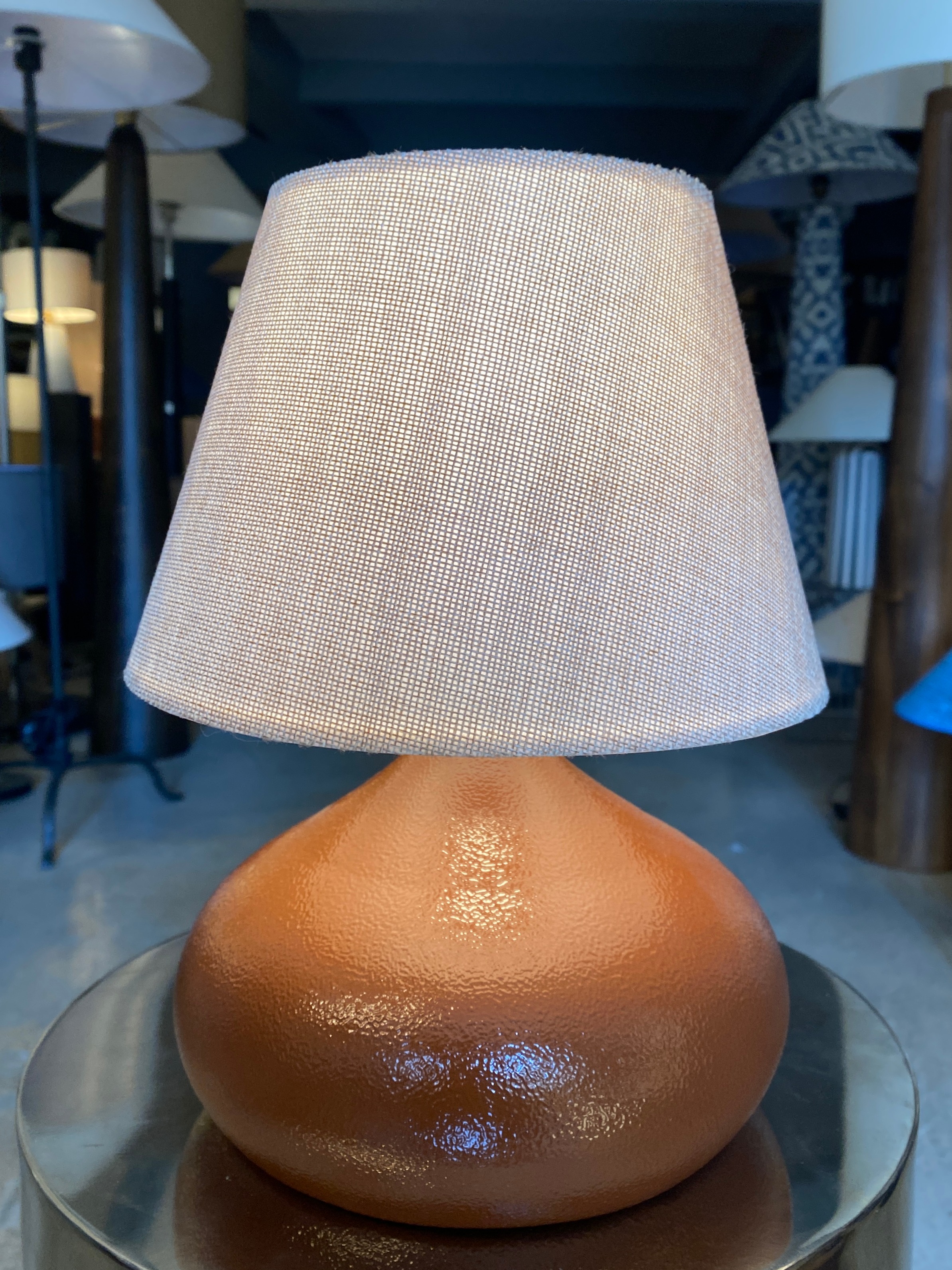 D-Light Motif Abajur Kahverengi