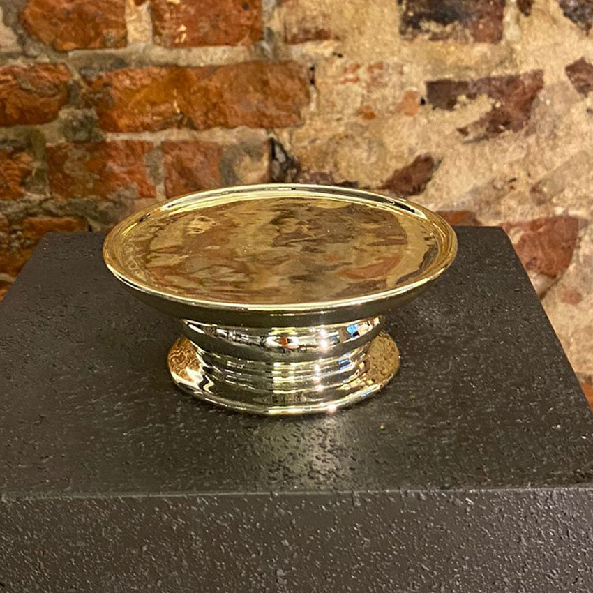 YILBAŞI TEMALI PARLAK PORSELEN MUMLUK