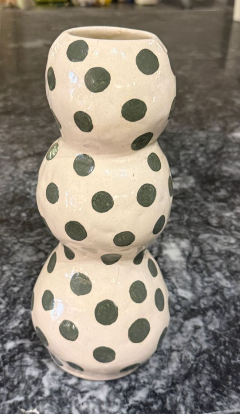 SERAMİK BENEKLİ VAZO