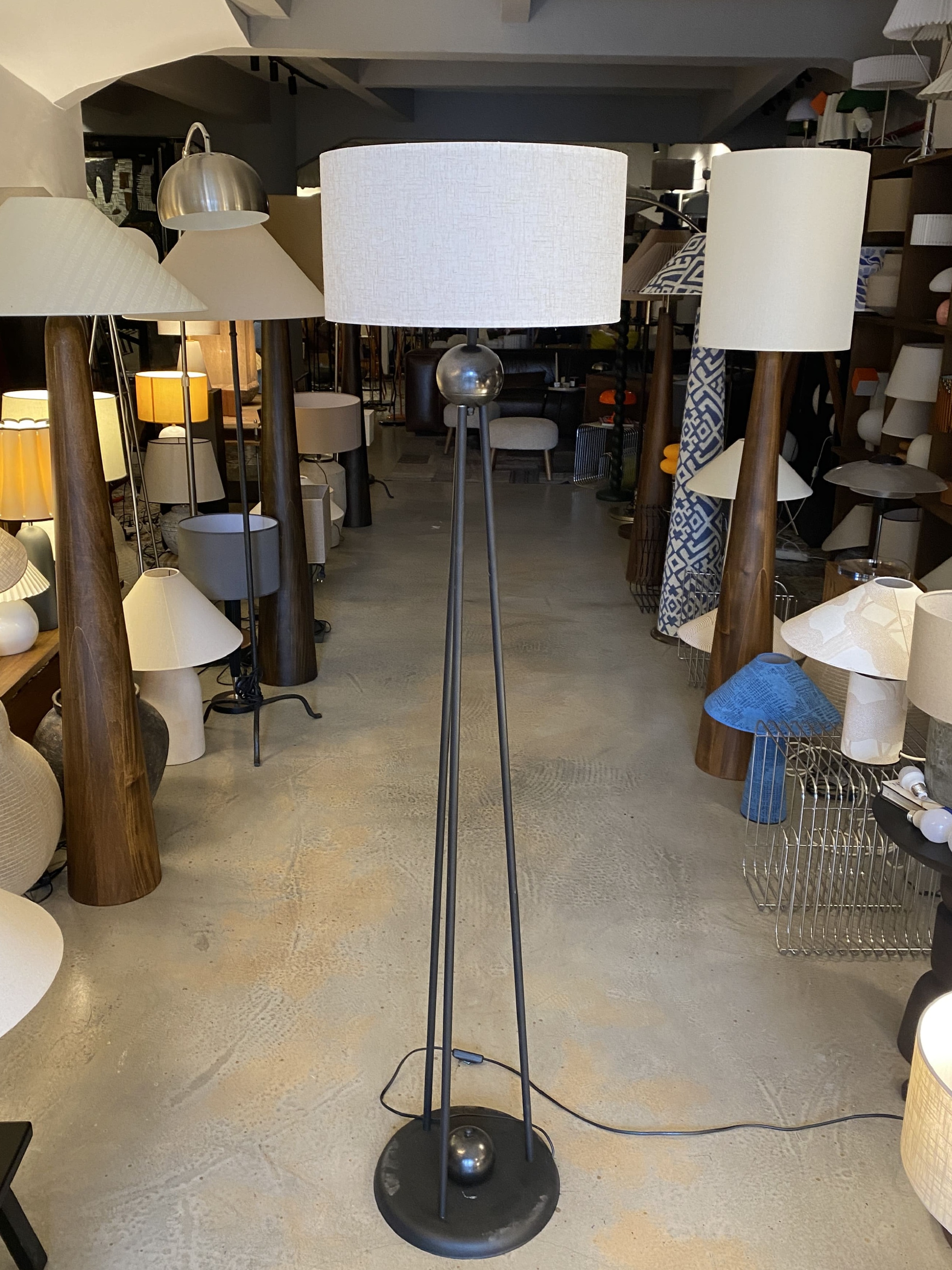 Fer Avize Derya Lüks Kahverengi Başlı Modern Lambader