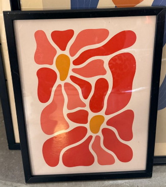 KIRMIZI ÇİÇEK TABLO