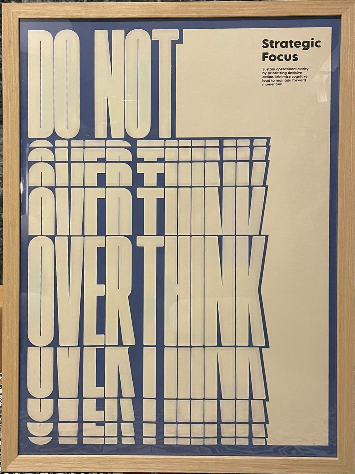 DO NOT ONVERTHINK TABLO