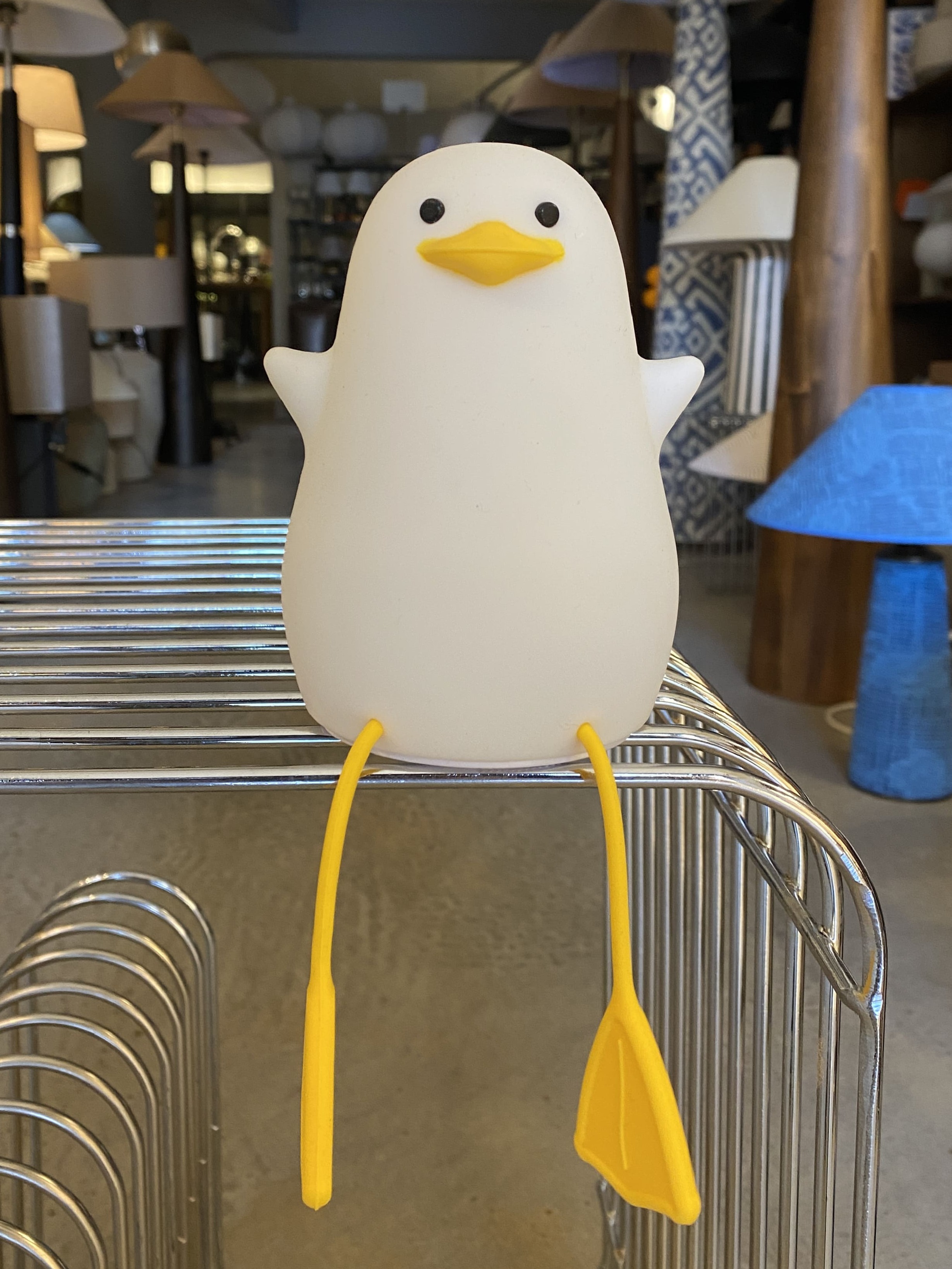 Busstier Ördek Figürlü Silikon Rgb Dokunmatik Gece Lambası